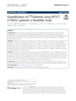 Quantification of [F-18]afatinib using PET/CT in NSCLC patients