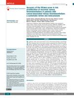 Accuracy of the Ottawa score in risk stratification of recurrent venous thromboembolism in patients with cancer-associated venous thromboembolism: a systematic review and meta-analysis