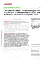Carotid intima-media thickness progression as surrogate marker for cardiovascular risk meta-analysis of 119 clinical trials involving 100 667 patients