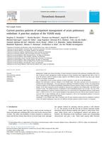 Current practice patterns of outpatient management of acute pulmonary embolism