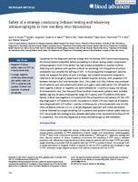 Safety of a strategy combining D-dimer testing and whole-leg ultrasonography to rule out deep vein thrombosis