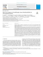 Short-term prognosis of breakthrough venous thromboembolism in anticoagulated patients