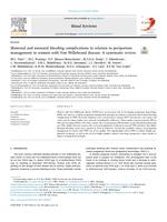 Maternal and neonatal bleeding complications in relation to peripartum management in women with Von Willebrand disease: a systematic review