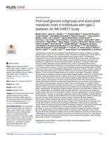 Post-load glucose subgroups and associated metabolic traits in individuals with type 2 diabetes