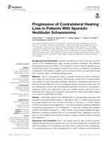 Progression of contralateral hearing loss in patients with sporadic vestibular schwannoma