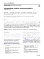 Overlapping genetic architecture between Parkinson disease and melanoma