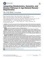 Integrating metabolomics, genomics, and disease pathways in age-related macular degeneration the EYE-RISK consortium