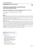 Soluble CD59 in peritoneal dialysis