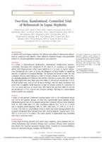 Two-year, randomized, controlled trial of belimumab in lupus nephritis