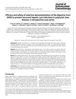 Efficacy and safety of selective decontamination of the digestive tract (SDD) to prevent recurrent hepatic cyst infections in polycystic liver disease
