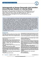 Heterogeneity of human pancreatic islet isolation around Europe