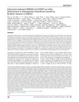 Interaction between KDELR2 and HSP47 as a Key Determinant in Osteogenesis Imperfecta Caused by Bi-allelic Variants in KDELR2