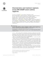 Characteristics and treatment regimens across ERS SHARP severe asthma registries