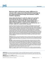 Between-center and between-country differences in outcome after aneurysmal subarachnoid hemorrhage in the Subarachnoid Hemorrhage International Trialists (SAHIT) repository