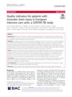 Quality indicators for patients with traumatic brain injury in European intensive care units