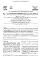 ROC curves for clinical prediction models part 1. ROC plots showed no added value above the AUC when evaluating the performance of clinical prediction models