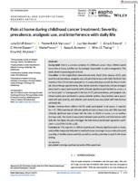 Pain at home during childhood cancer treatment