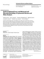 Epidural-related fever and maternal and neonatal morbidity: s systematic review and meta-analysis
