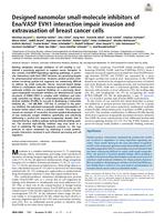 Designed nanomolar small-molecule inhibitors of Ena/VASP EVH1 interaction impair invasion and extravasation of breast cancer cells