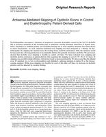 Antisense-mediated skipping of dysferlin exons in control and dysferlinopathy patient-derived cells