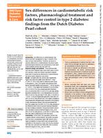 Sex differences in cardiometabolic risk factors, pharmacological treatment and risk factor control in type 2 diabetes