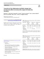 Disc inflammation and Modic changes show an interaction effect on recovery after surgery for lumbar disc herniation (vol 28, pg 2579, 2019)