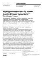 Recommendations for diagnosis and treatment of pseudohypoparathyroidism and related disorders