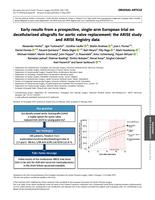 Early results from a prospective, single-arm European trial on decellularized allografts for aortic valve replacement: the ARISE study and ARISE Registry data