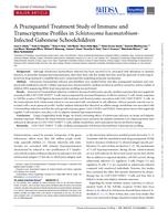 A praziquantel treatment study of immune and transcriptome profiles in Schistosoma haematobium-infected Gabonese schoolchildren