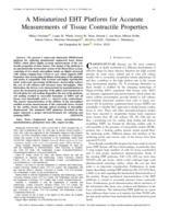 A miniaturized EHT platform for accurate measurements of tissue contractile properties
