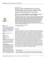 Body location of "New World" cutaneous leishmaniasis lesions and its impact on the quality of life of patients in Suriname