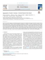 Aggregation of lipid A variants: a hybrid particle-field model