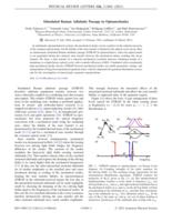 Stimulated Raman adiabatic passage in optomechanics