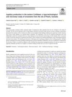 Lapidary production in the eastern Caribbean: a typo-technological and microwear study of ornaments from the site of Pearls, Grenada