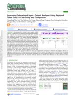 Improving subnational input-output analyses using regional trade data: a case-study and comparison