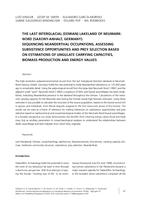 The last interglacial (Eemian) lakeland of Neumark-Nord (Saxony-Anhalt, Germany). Sequencing Neanderthal occupations, assessing subsistence opportunities and prey selection based on estimations of ungulate carrying capacities, biomass production and energ