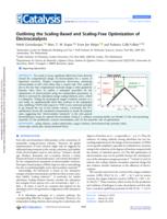 Outlining the scaling-based and scaling-free optimization of electrocatalysts