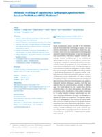 Metabolic profiling of saponin-rich Ophiopogon japonicus roots based on 1H NMR and HPTLC platforms