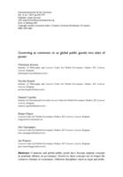 Governing as commons or as global public goods