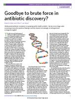 Goodbye to brute force in antibiotic discovery?