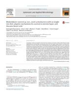 Modestobacter caceresii sp. nov., novel actinobacteria with an insight into their adaptive mechanisms for survival in extreme hyper-arid Atacama Desert soils