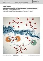 Rational design rules for molecular water oxidation catalysts based on scaling relationships