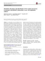 Metabolic alterations and distribution of five-carbon precursors in jasmonic acid-elicited Catharanthus roseus cell suspension cultures