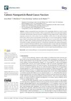 Cationic nanoparticle-based cancer vaccines