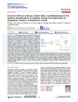 Common reference-based tandem mass tag multiplexing for the relative quantification of peptides: design and application to degradome analysis of diphtheria toxoid