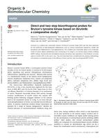 Direct and two-step bioorthogonal probes for Bruton's tyrosine kinase based on ibrutinib