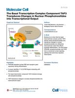 The basal transcription complex component TAF3 transduces changes in nuclear phosphoinositides into transcriptional output