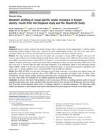 Metabolic profiling of tissue-specific insulin resistance in human obesity