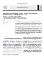 Eco-efficiency for greenhouse gas emissions mitigation of municipal solid waste management