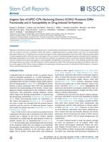 Isogenic sets of hiPSC-CMs harboring distinct KCNH2 mutations differ functionally and in susceptibility to drug-induced arrhythmias